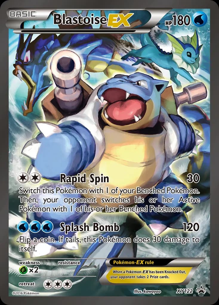 Blastoise-EX — XY Black Star Promos XY122 Pokémon card