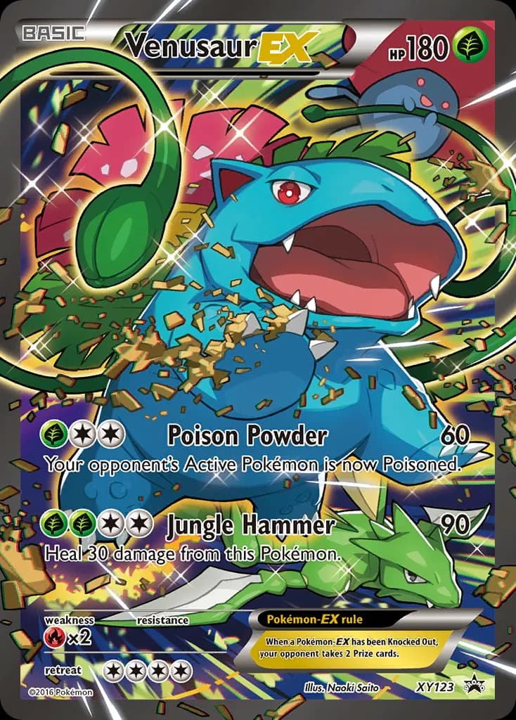 Venusaur-EX — XY Black Star Promos XY123 Pokémon card