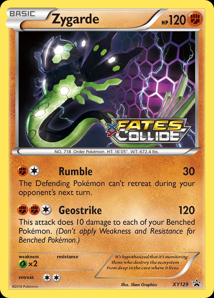 Zygarde — XY Black Star Promos XY129 Pokémon card