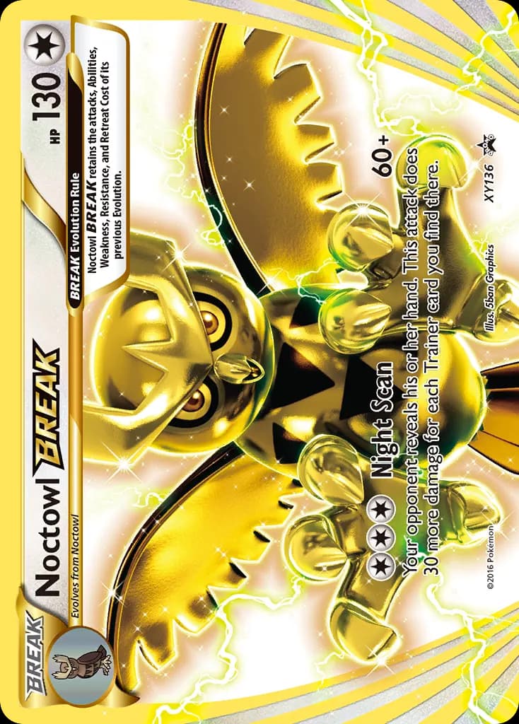 Noctowl BREAK — XY Black Star Promos XY136 Pokémon card