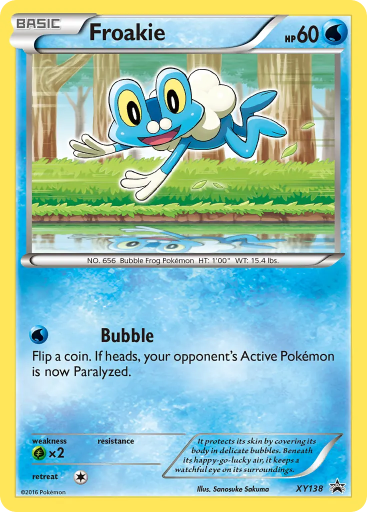 Froakie — XY Black Star Promos XY138 Pokémon card