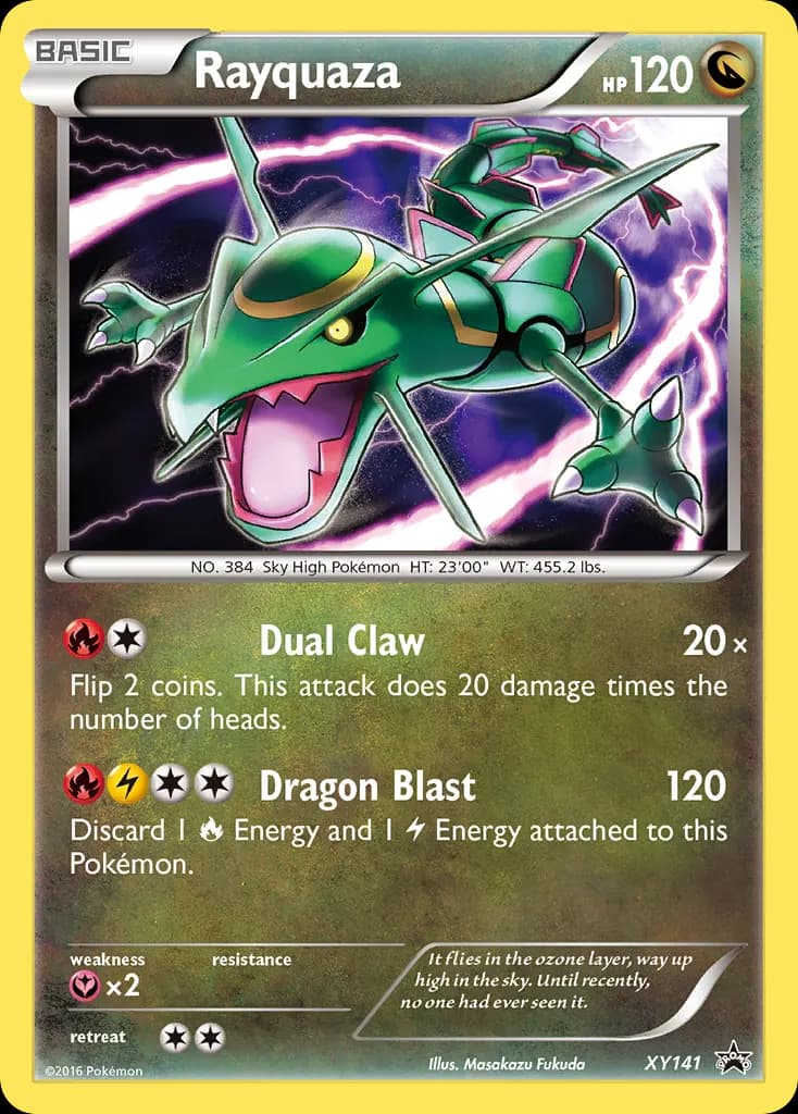 Rayquaza — XY Black Star Promos XY141 Pokémon card