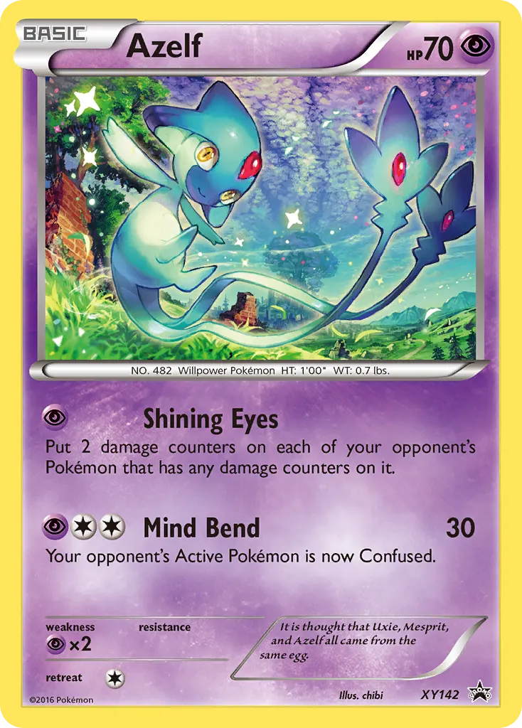 Azelf — XY Black Star Promos XY142 Pokémon card