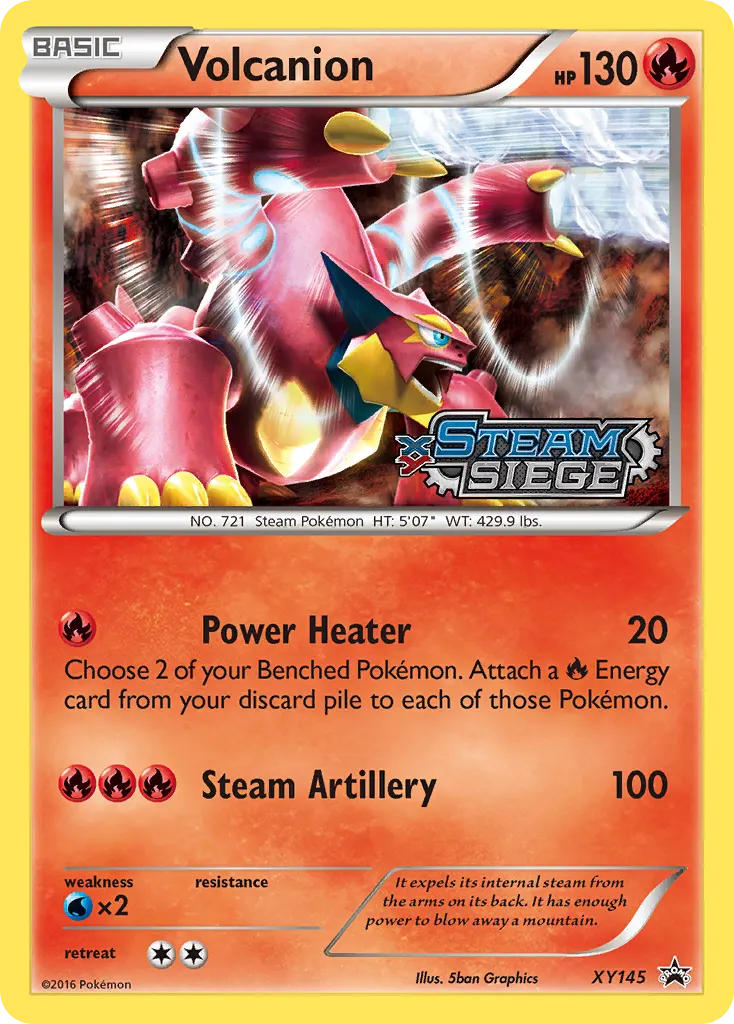 Volcanion — XY Black Star Promos XY145 Pokémon card