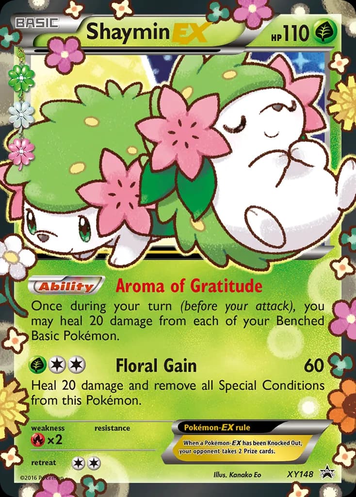 Shaymin-EX — XY Black Star Promos XY148 Pokémon card