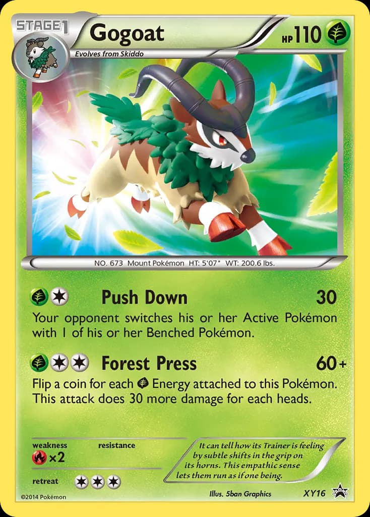 Gogoat — XY Black Star Promos XY16 Pokémon card