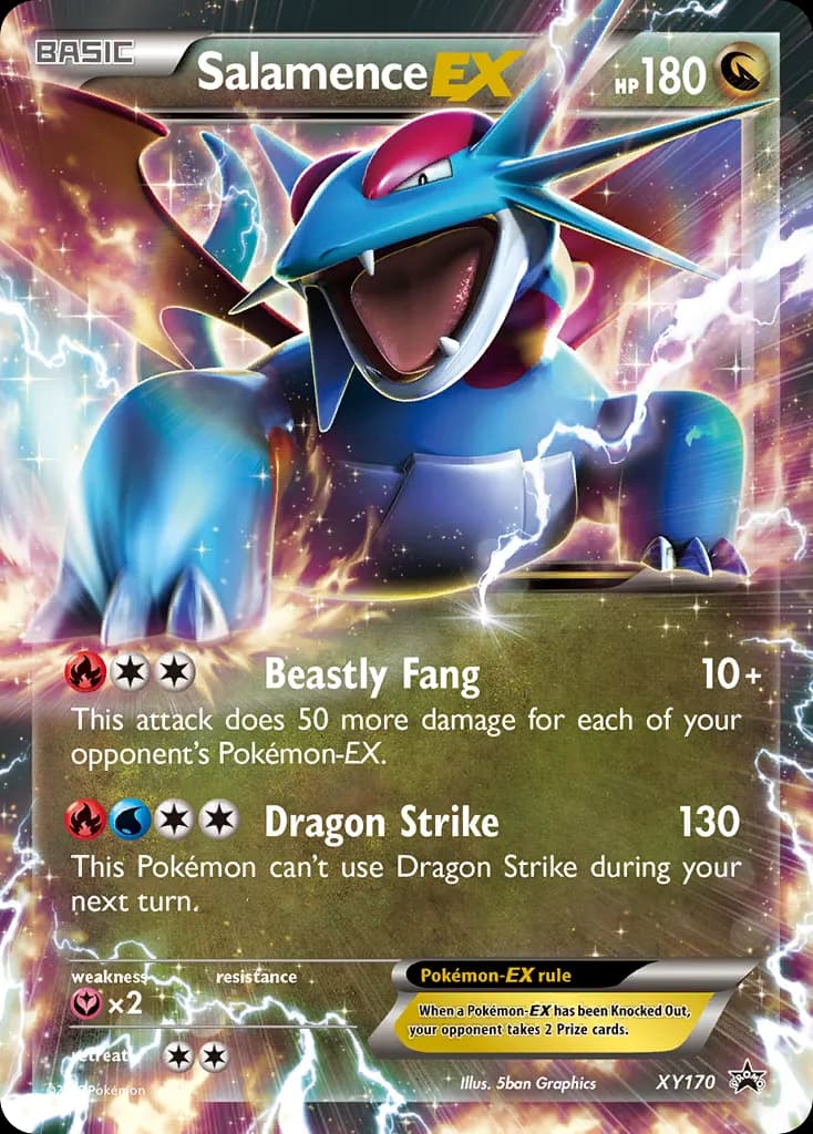 Salamence-EX — XY Black Star Promos XY170 Pokémon card