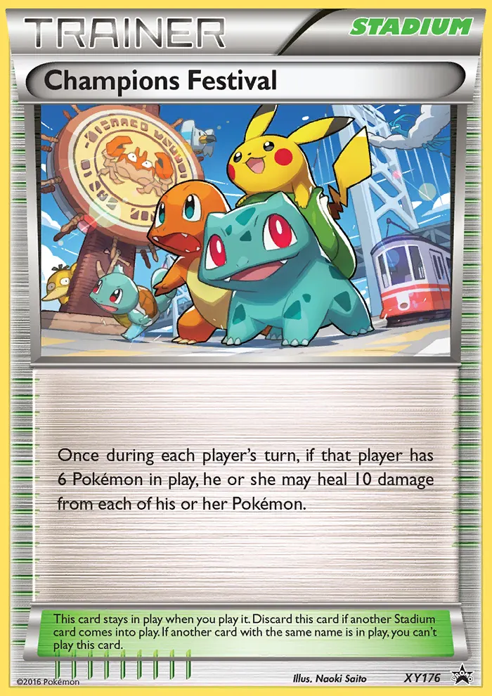 Champions Festival — XY Black Star Promos XY176 Pokémon card