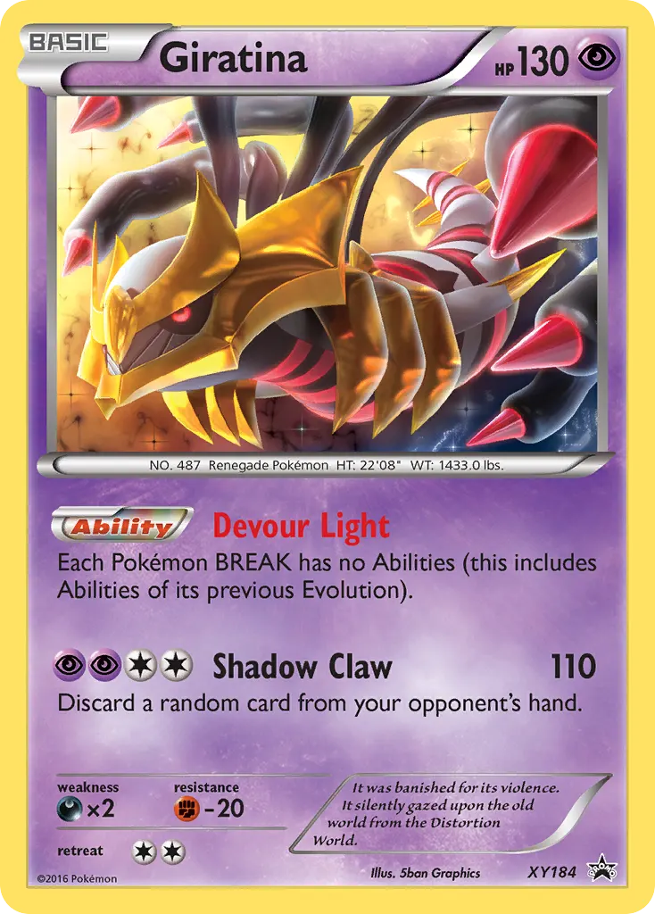 Giratina — XY Black Star Promos XY184 Pokémon card