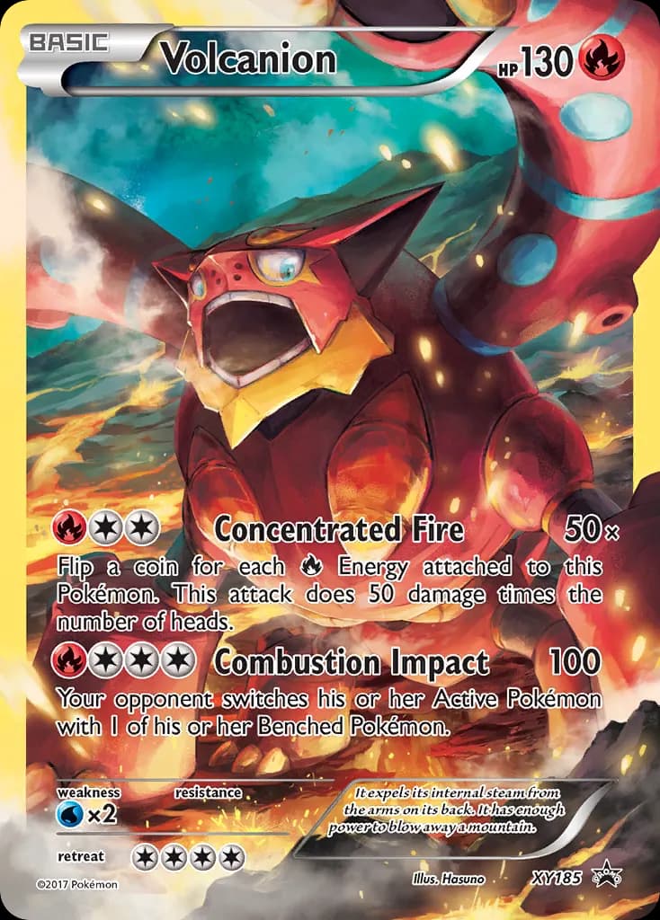 Volcanion — XY Black Star Promos XY185 Pokémon card