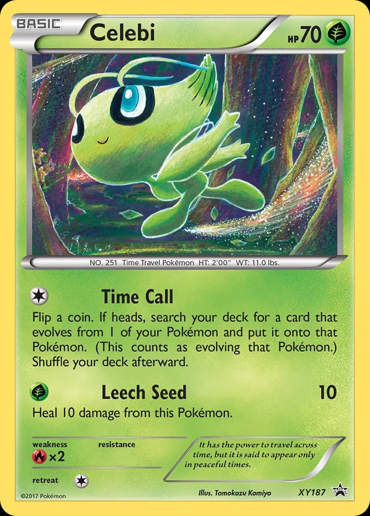 Celebi — XY Black Star Promos XY187 Pokémon card