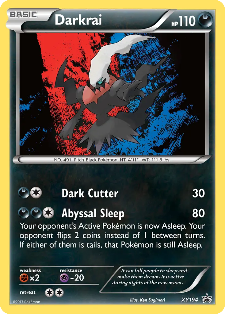 Darkrai — XY Black Star Promos XY194 Pokémon card