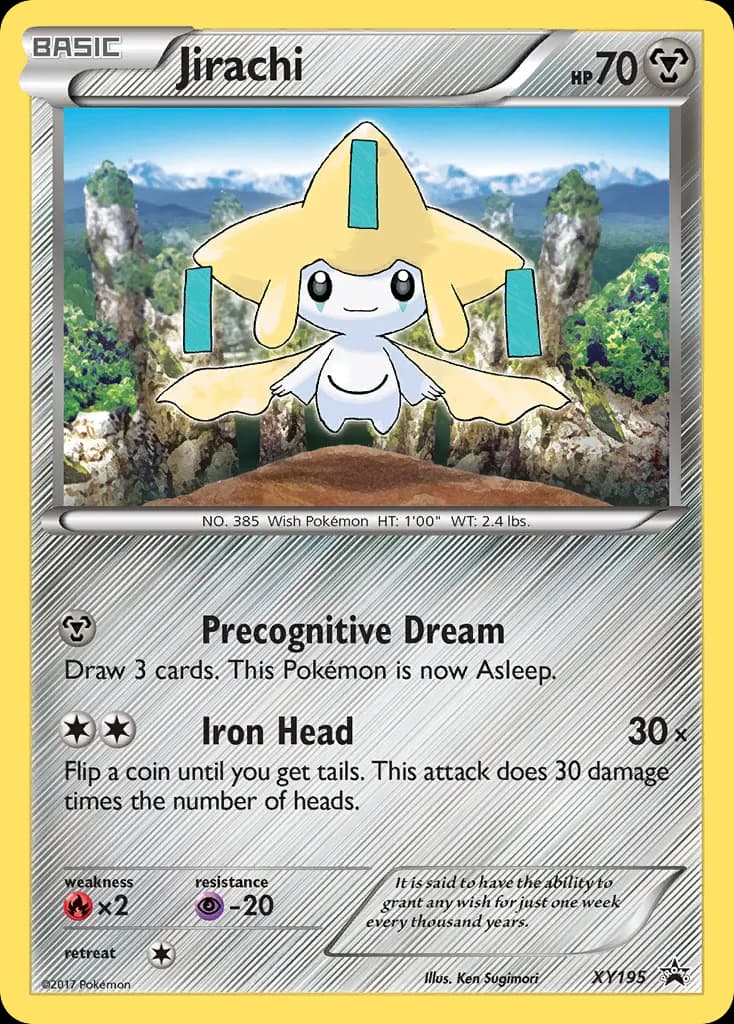 Jirachi — XY Black Star Promos XY195 Pokémon card