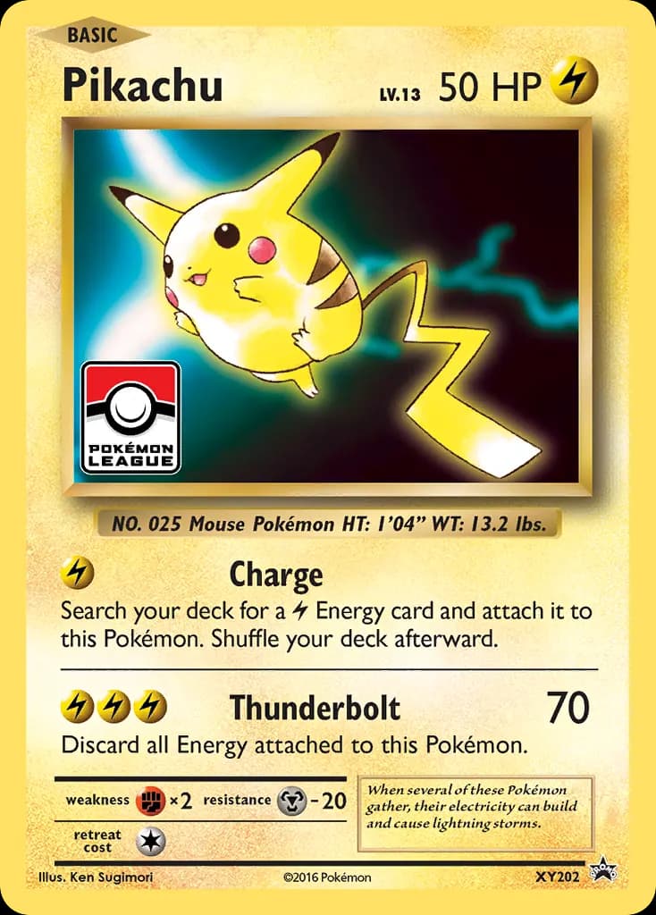 Pikachu — XY Black Star Promos XY202 Pokémon card