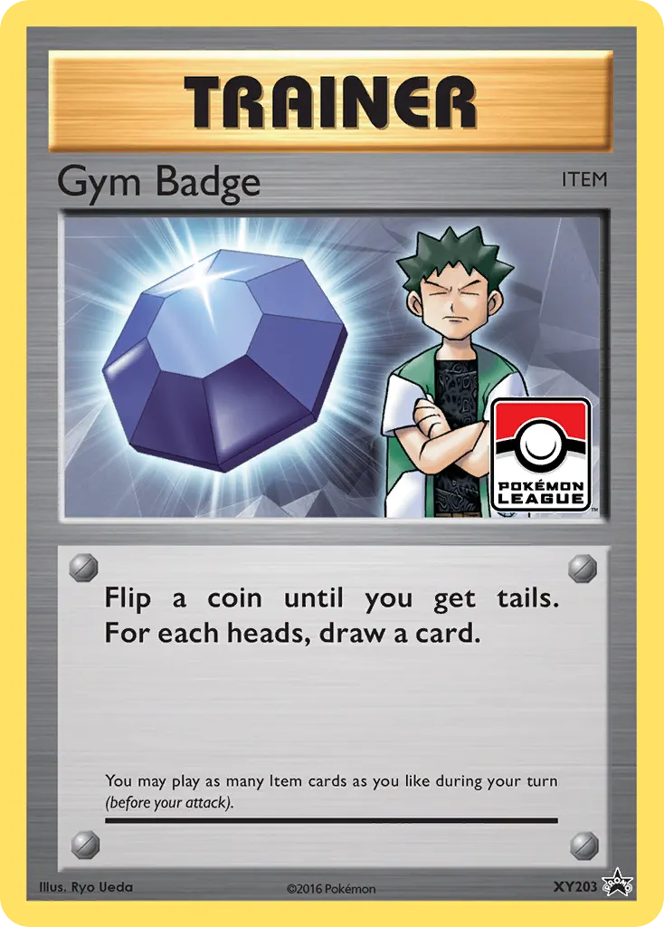 Gym Badge — XY Black Star Promos XY203 Pokémon card