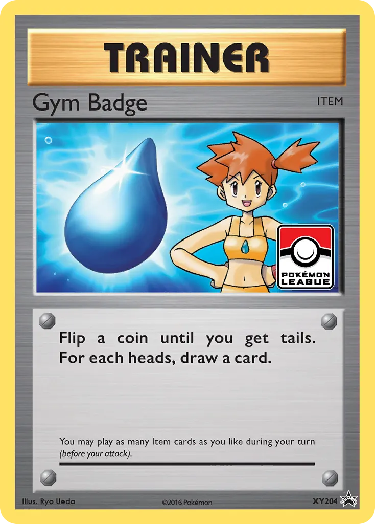 Gym Badge — XY Black Star Promos XY204 Pokémon card