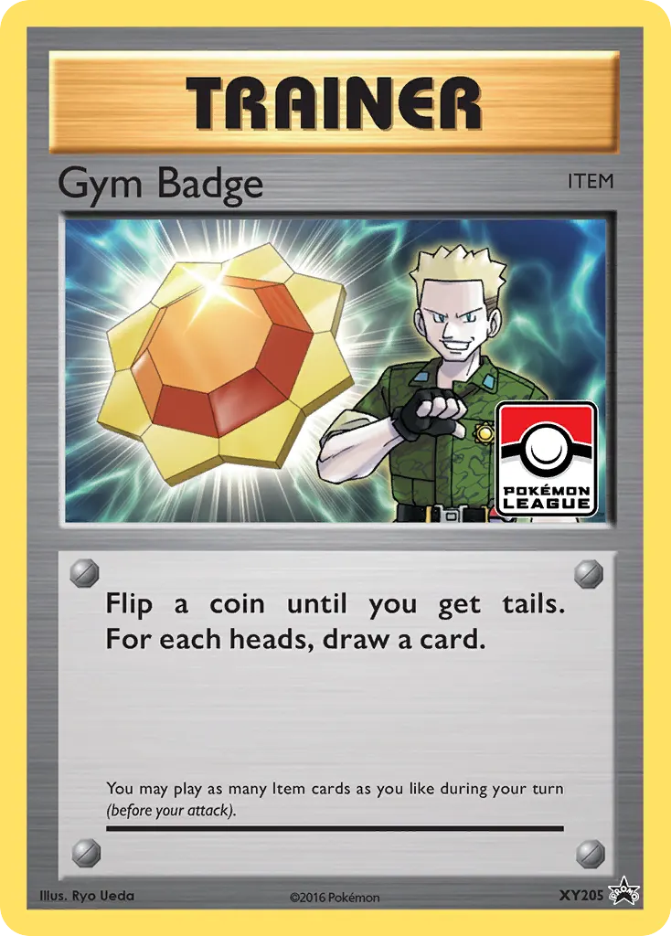 Gym Badge — XY Black Star Promos XY205 Pokémon card