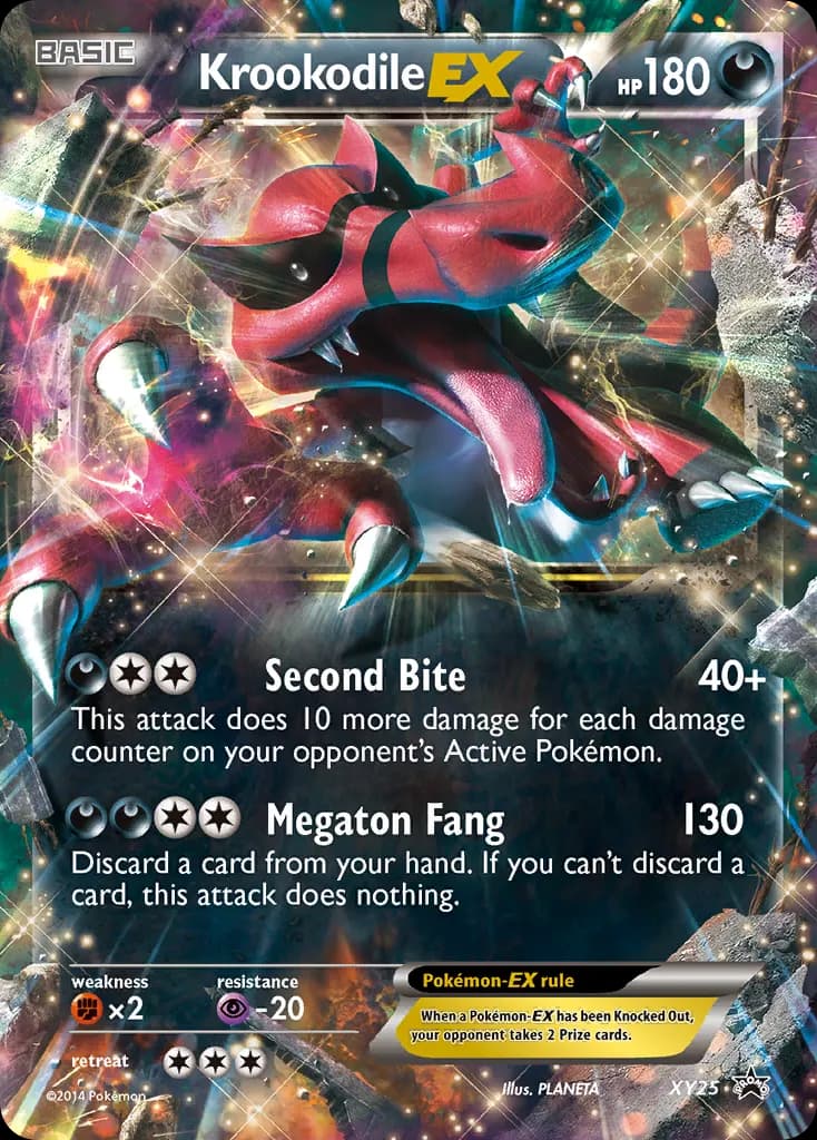 Krookodile-EX — XY Black Star Promos XY25 Pokémon card