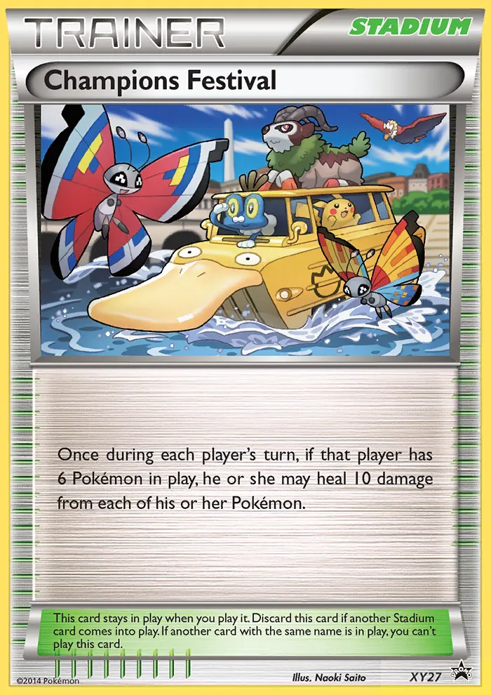 Champions Festival — XY Black Star Promos XY27 Pokémon card