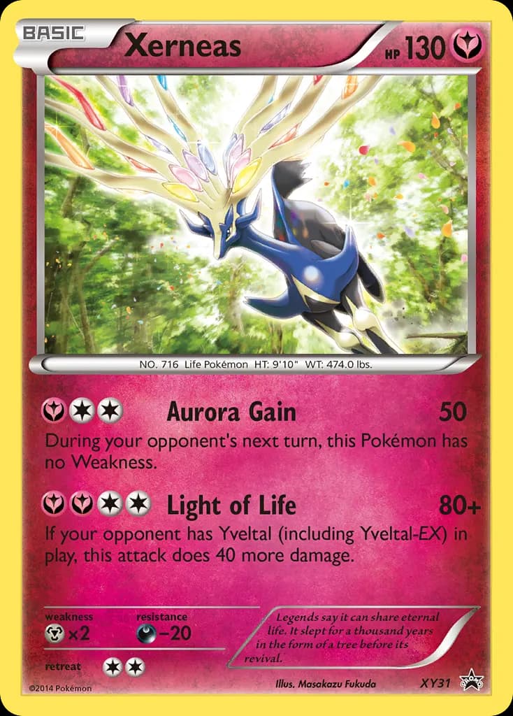 Xerneas — XY Black Star Promos XY31 Pokémon card