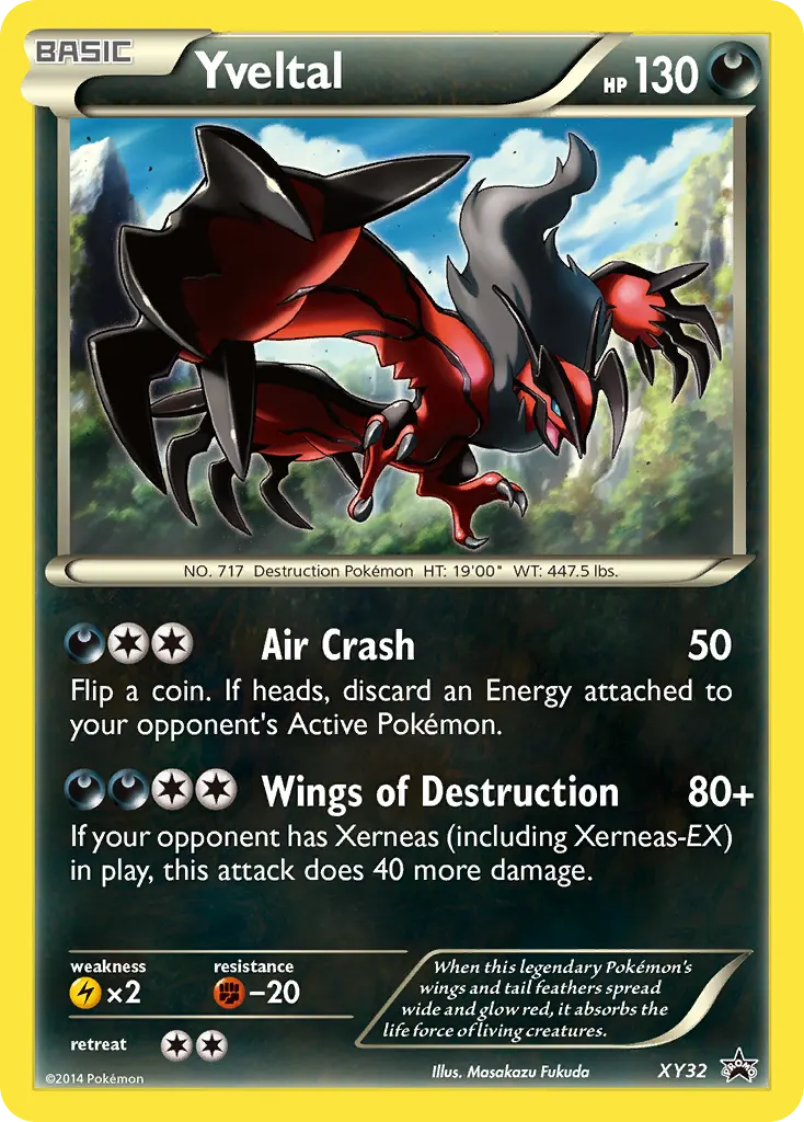 Yveltal — XY Black Star Promos XY32 Pokémon card