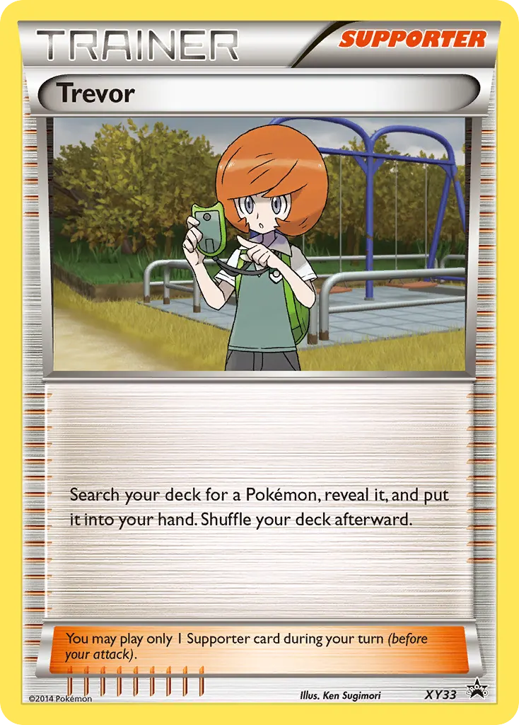 Trevor — XY Black Star Promos XY33 Pokémon card