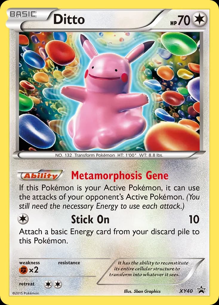 Ditto — XY Black Star Promos XY40 Pokémon card