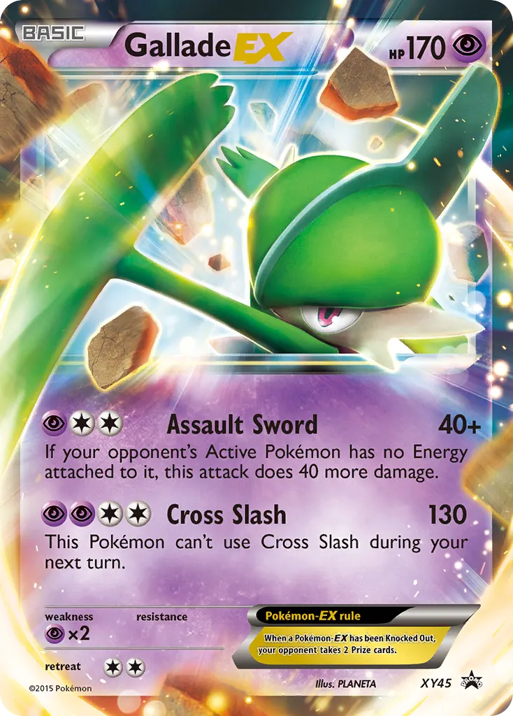 Gallade-EX — XY Black Star Promos XY45 Pokémon card