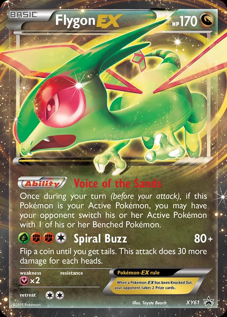 Flygon-EX — XY Black Star Promos XY61 Pokémon card