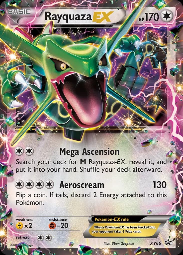 Rayquaza-EX — XY Black Star Promos XY66 Pokémon card