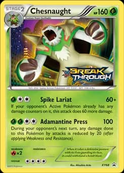 Chesnaught — XY Black Star Promos XY68 Pokémon card