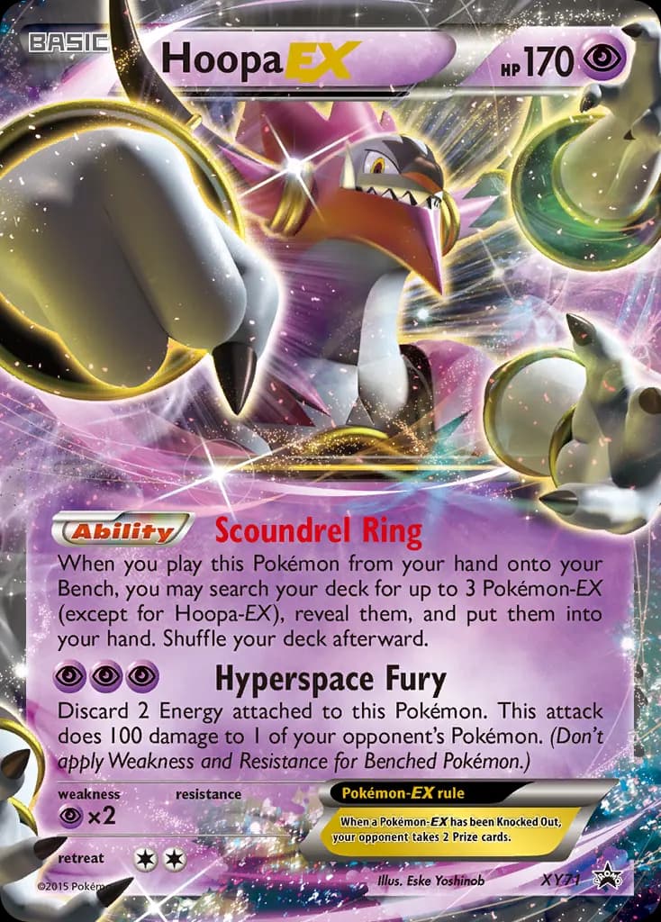 Hoopa-EX — XY Black Star Promos XY71 Pokémon card