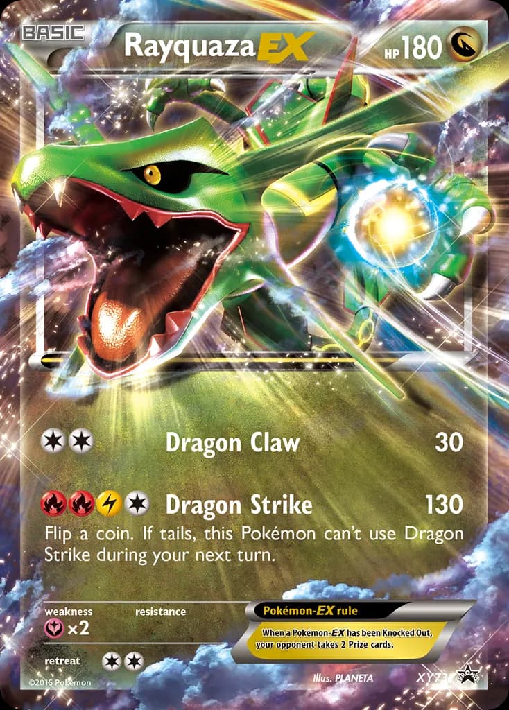 Rayquaza-EX — XY Black Star Promos XY73 Pokémon card