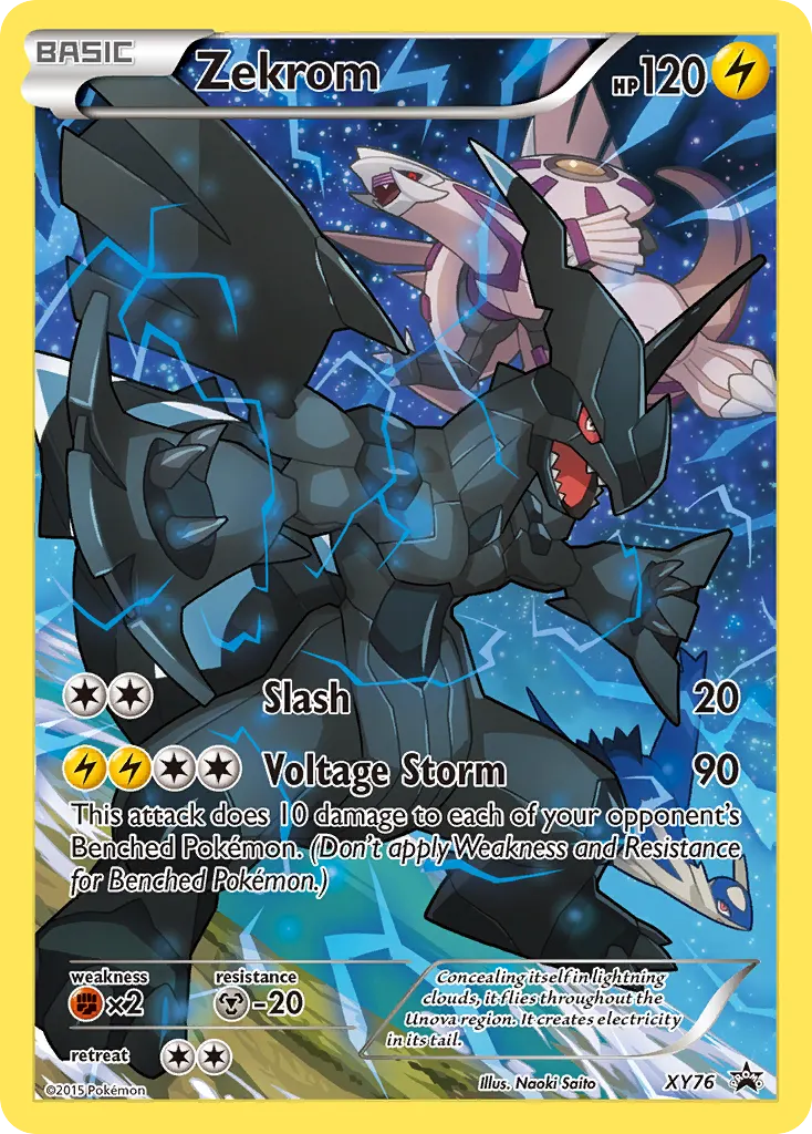 Zekrom — XY Black Star Promos XY76 Pokémon card