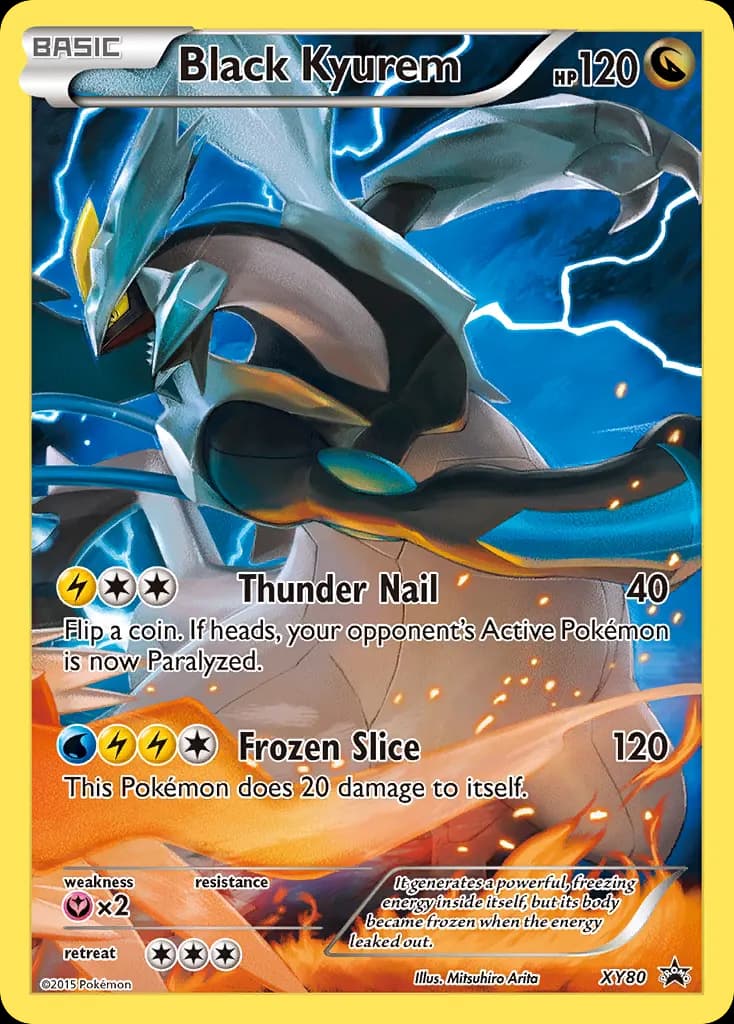 Black Kyurem — XY Black Star Promos XY80 Pokémon card