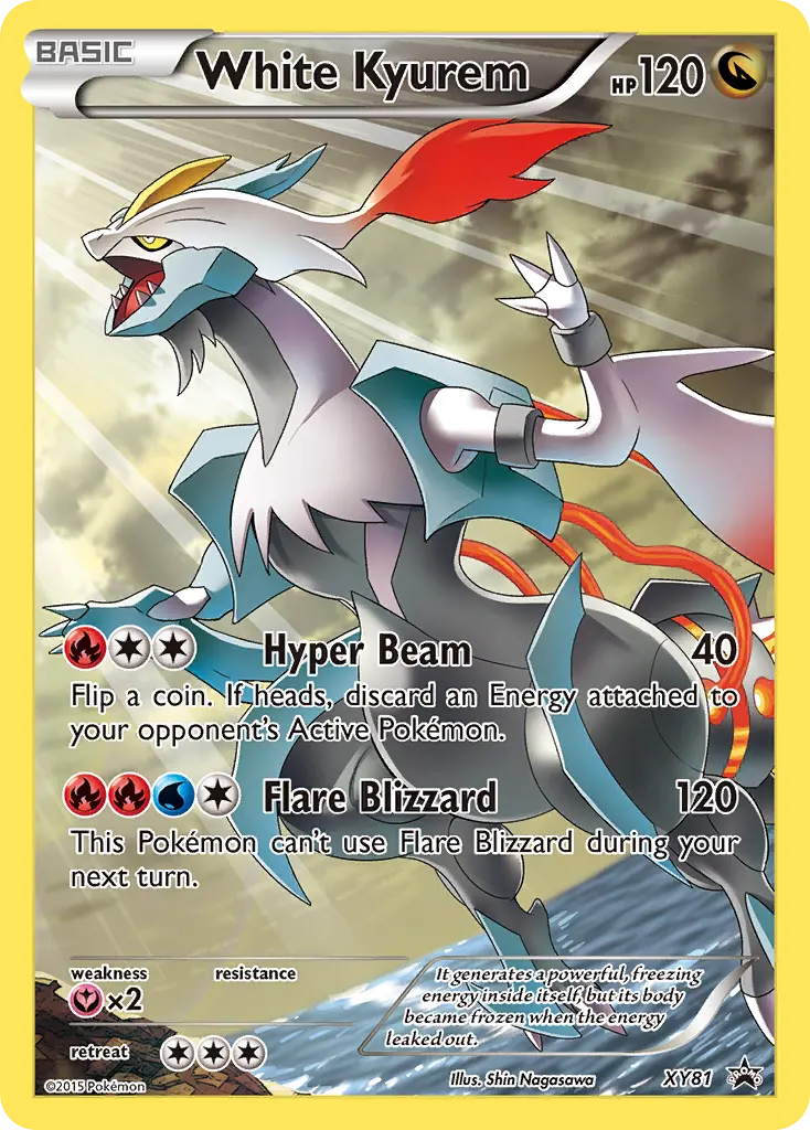 White Kyurem — XY Black Star Promos XY81 Pokémon card
