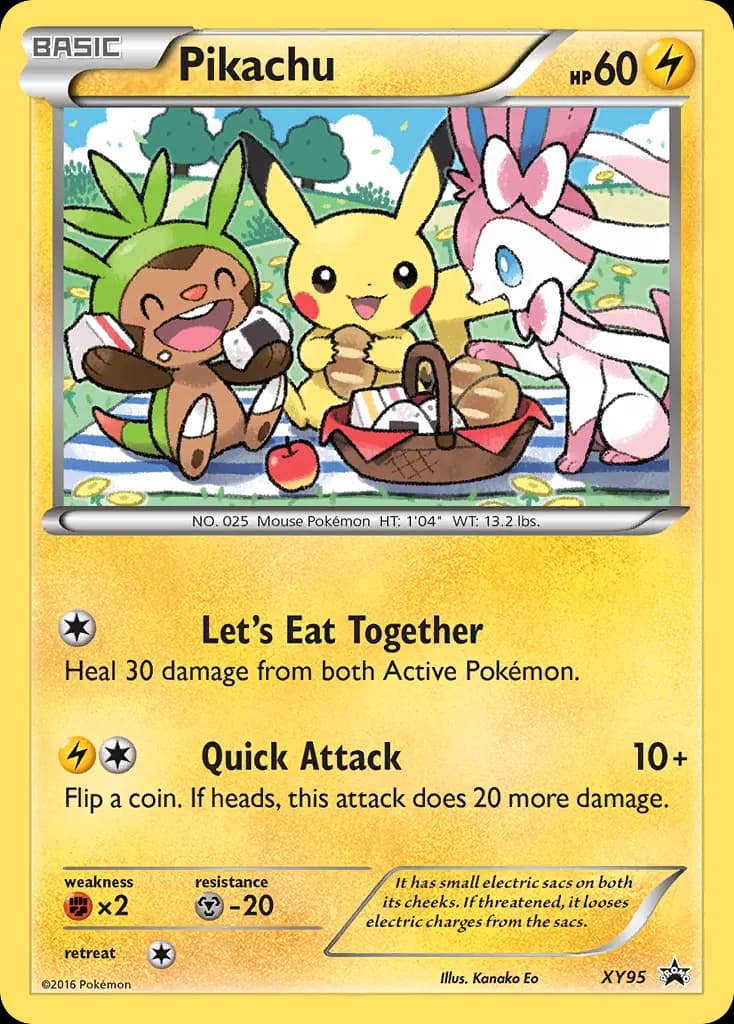 Pikachu — XY Black Star Promos XY95 Pokémon card