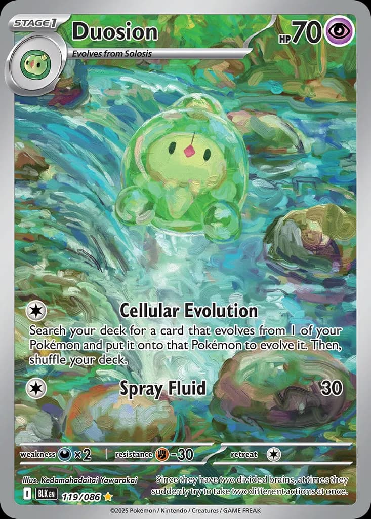 Duosion — Black Bolt 119 Pokémon card