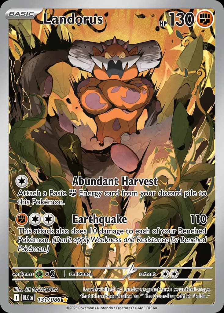 Landorus — Black Bolt 131 Pokémon card