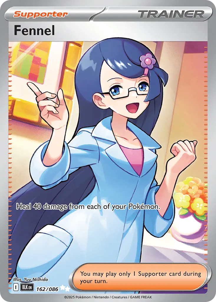 Fennel — Black Bolt 162 Pokémon card
