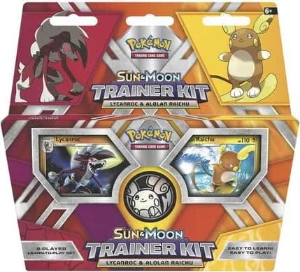 SM Trainer Kit: Lycanroc & Alolan Raichu set logo